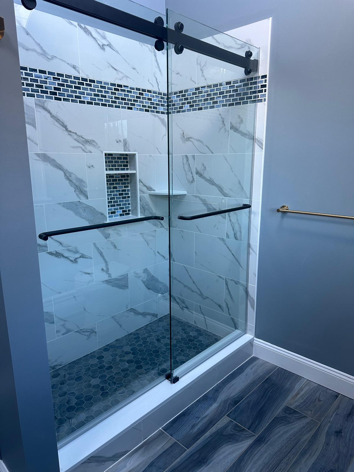Bathrooms with spa-grade detail. — detail
